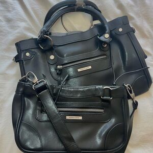 Victoria's Secret Black Shoulder Bag Set